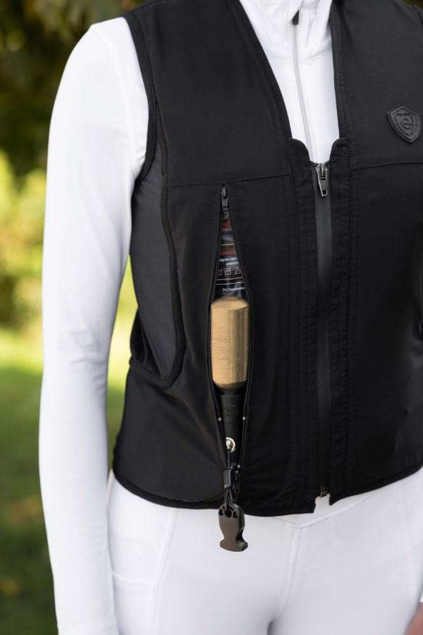 Covalliero Airbag-Weste Manege mit Kartusche